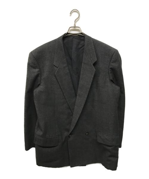 COMME des GARCONS HOMME DEUX（コムデギャルソン オム ドゥ）COMME des GARCONS HOMME DEUX (コムデギャルソン オム ドゥ) 90’Sダブルジャケット ドメス 日本製 グレー サイズ:Lの古着・服飾アイテム