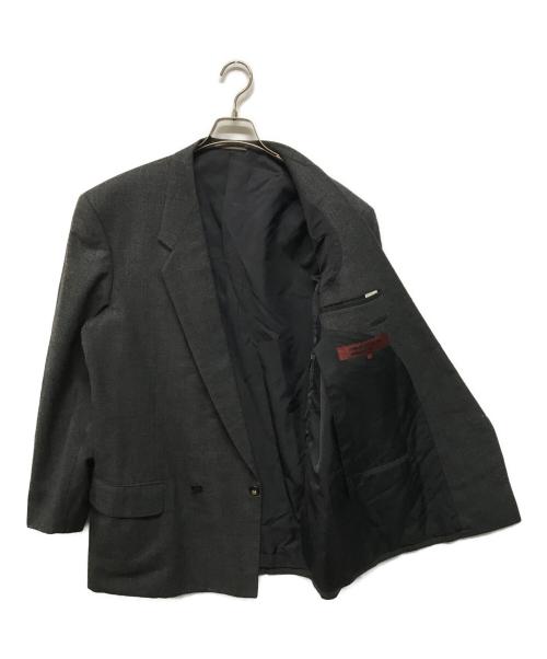 COMME des GARCONS HOMME DEUX（コムデギャルソン オム ドゥ）COMME des GARCONS HOMME DEUX (コムデギャルソン オム ドゥ) 90’Sダブルジャケット ドメス 日本製 グレー サイズ:Lの古着・服飾アイテム