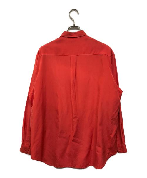 Y's（ワイズ）Y's (ワイズ) 00’Sシルクレーヨンシャツ ドメス 日本製 レッド 朱色 サイズ:不明の古着・服飾アイテム