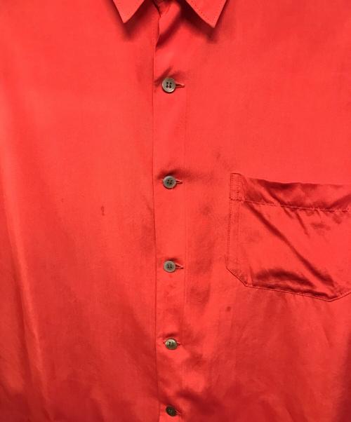 Y's（ワイズ）Y's (ワイズ) 00’Sシルクレーヨンシャツ ドメス 日本製 レッド 朱色 サイズ:不明の古着・服飾アイテム