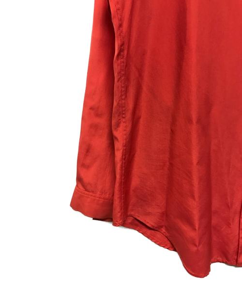 Y's（ワイズ）Y's (ワイズ) 00’Sシルクレーヨンシャツ ドメス 日本製 レッド 朱色 サイズ:不明の古着・服飾アイテム