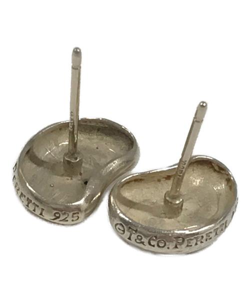TIFFANY & Co.（ティファニー）TIFFANY & Co. (ティファニー) エルサペレッティ ビーン ピアス 純正キャッチ シルバーの古着・服飾アイテム