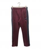 Needlesニードルズ）の古着「NARROW TRACK PANTS ナロートラックパンツ」｜ボルドー×ブルー