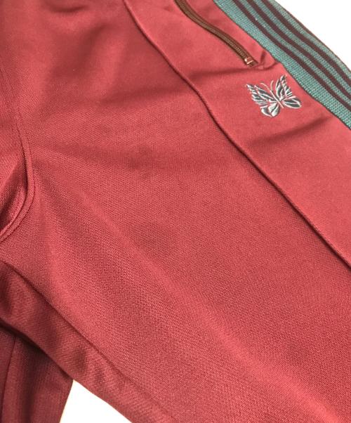 Needles（ニードルズ）Needles (ニードルズ) NARROW TRACK PANTS ナロートラックパンツ ボルドー×ブルー サイズ:Sの古着・服飾アイテム