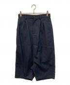 COMME des GARCONS SHIRTコムデギャルソンシャツ）の古着「Gabardine Plain with Workstitch（ギャバジン プレーン ウィズ ワークステッチ）」｜ネイビー