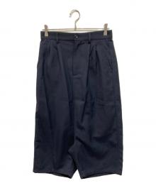COMME des GARCONS SHIRT（コムデギャルソンシャツ）の古着「Gabardine Plain with Workstitch（ギャバジン プレーン ウィズ ワークステッチ）」｜ネイビー