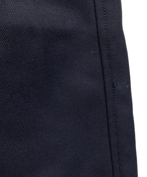 COMME des GARCONS SHIRT（コムデギャルソンシャツ）COMME des GARCONS SHIRT (コムデギャルソンシャツ) Gabardine Plain with Workstitch（ギャバジン プレーン ウィズ ワークステッチ） ネイビー サイズ:XSの古着・服飾アイテム