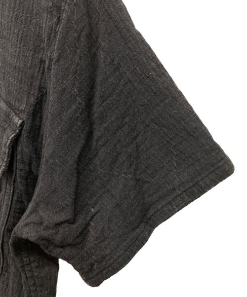 Porter Classic（ポータークラシック）Porter Classic (ポータークラシック) 刺し子半袖シャツ ブラック サイズ:Mの古着・服飾アイテム