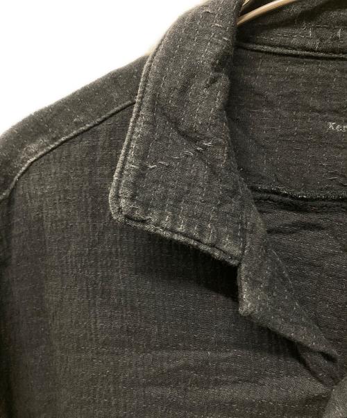 Porter Classic（ポータークラシック）Porter Classic (ポータークラシック) 刺し子半袖シャツ ブラック サイズ:Mの古着・服飾アイテム