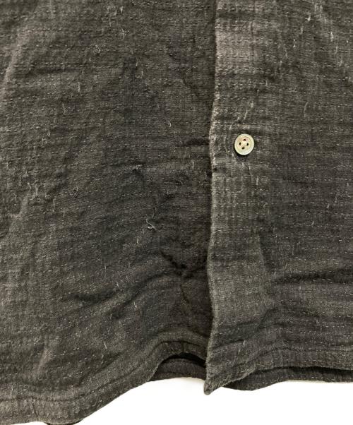Porter Classic（ポータークラシック）Porter Classic (ポータークラシック) 刺し子半袖シャツ ブラック サイズ:Mの古着・服飾アイテム