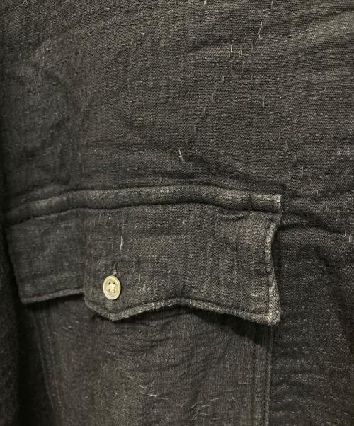 Porter Classic（ポータークラシック）Porter Classic (ポータークラシック) 刺し子半袖シャツ ブラック サイズ:Mの古着・服飾アイテム