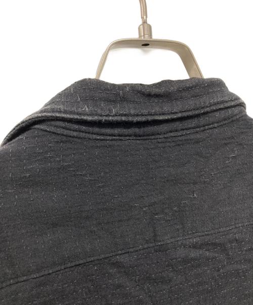Porter Classic（ポータークラシック）Porter Classic (ポータークラシック) 刺し子半袖シャツ ブラック サイズ:Mの古着・服飾アイテム