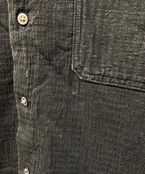 Porter Classic（ポータークラシック）Porter Classic (ポータークラシック) 刺し子半袖シャツ ブラック サイズ:Mの古着・服飾アイテム