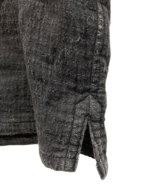 Porter Classic（ポータークラシック）Porter Classic (ポータークラシック) 刺し子半袖シャツ ブラック サイズ:Mの古着・服飾アイテム