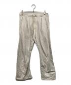 KHOKIコッキ）の古着「3D Cutting Sweat Pants（スリーディー カッティング スウェット パンツ）」｜グレー