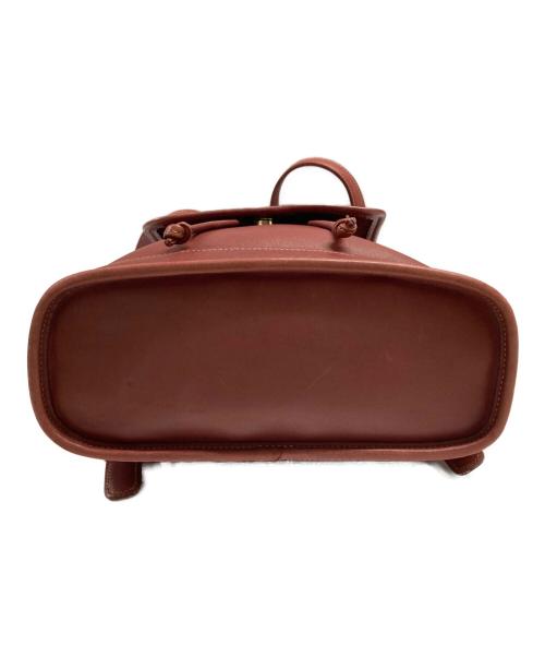 COACH（コーチ）COACH (コーチ) レザーリュック レッドの古着・服飾アイテム