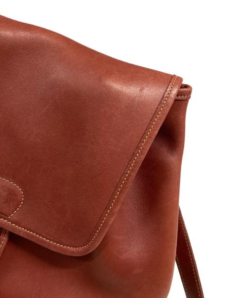 COACH（コーチ）COACH (コーチ) レザーリュック レッドの古着・服飾アイテム