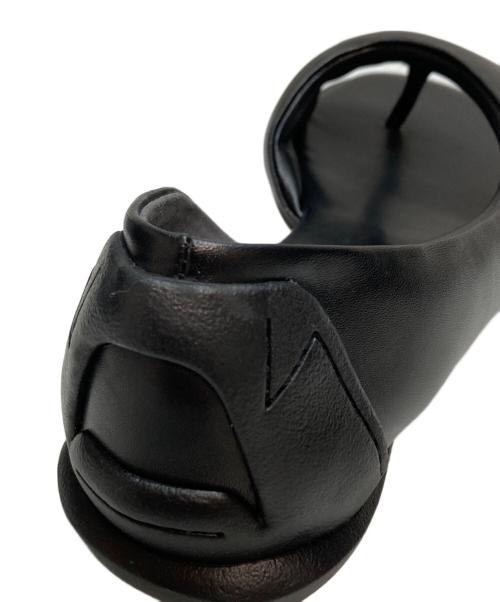 SHISEI（シセイ）SHISEI (シセイ) PADDED TONG SEPALATE/パデッド トング セパレート ブラック サイズ:37の古着・服飾アイテム