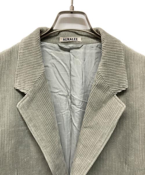 AURALEE（オーラリー）AURALEE (オーラリー) WASHED CORDUROY JACKET（ウォッシュド コーデュロイ ジャケット） グリーン サイズ:SIZE 5の古着・服飾アイテム