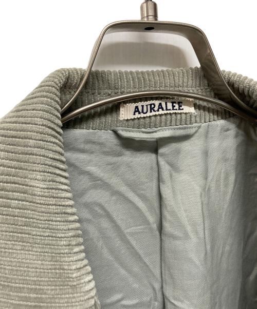 AURALEE（オーラリー）AURALEE (オーラリー) WASHED CORDUROY JACKET（ウォッシュド コーデュロイ ジャケット） グリーン サイズ:SIZE 5の古着・服飾アイテム