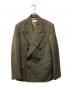 DRIES VAN NOTEN (ドリスヴァンノッテン) ウールコットン 3Bダブルジャケット セットアップ ブラウン サイズ:SIZE 46：70000円