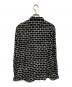 CELINE (セリーヌ) 総柄レーヨンシャツ セリーヌバイエディスリマン（CELINE by Hedi Slimane）　エディ期　ヴィスコース ブラック サイズ:39：25000円