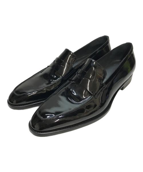 DIOR HOMME（ディオール オム）DIOR HOMME (ディオール オム) ストレートチップ エナメルローファー ブラック サイズ:SIZE 43の古着・服飾アイテム