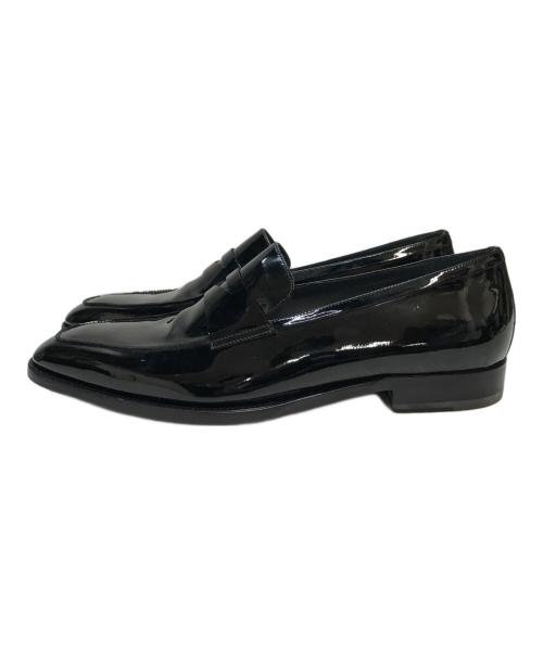 DIOR HOMME（ディオール オム）DIOR HOMME (ディオール オム) ストレートチップ エナメルローファー ブラック サイズ:SIZE 43の古着・服飾アイテム