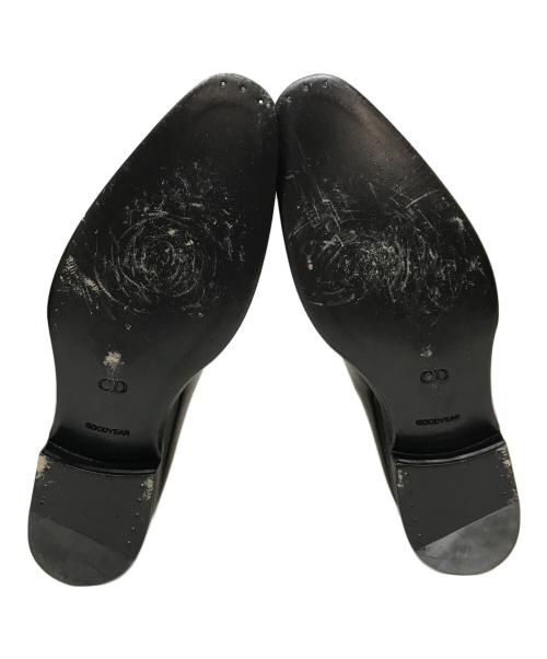 DIOR HOMME（ディオール オム）DIOR HOMME (ディオール オム) ストレートチップ エナメルローファー ブラック サイズ:SIZE 43の古着・服飾アイテム