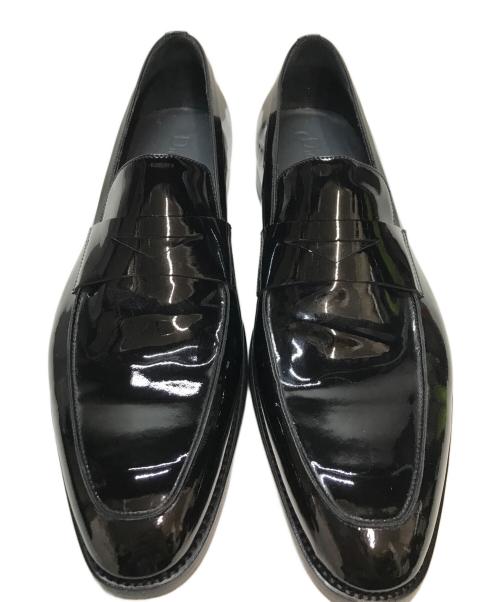 DIOR HOMME（ディオール オム）DIOR HOMME (ディオール オム) ストレートチップ エナメルローファー ブラック サイズ:SIZE 43の古着・服飾アイテム