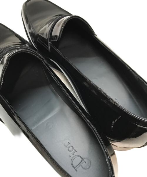 DIOR HOMME（ディオール オム）DIOR HOMME (ディオール オム) ストレートチップ エナメルローファー ブラック サイズ:SIZE 43の古着・服飾アイテム