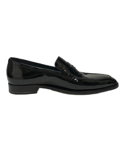 DIOR HOMME（ディオール オム）DIOR HOMME (ディオール オム) ストレートチップ エナメルローファー ブラック サイズ:SIZE 43の古着・服飾アイテム