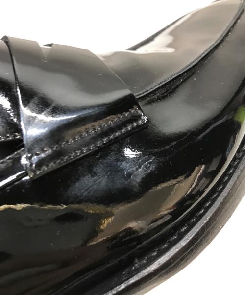 DIOR HOMME（ディオール オム）DIOR HOMME (ディオール オム) ストレートチップ エナメルローファー ブラック サイズ:SIZE 43の古着・服飾アイテム