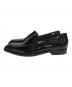 DIOR HOMME (ディオール オム) ストレートチップ エナメルローファー ブラック サイズ:SIZE 43：20000円