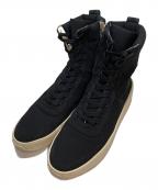 Fear Of Godフィア・オブ・ゴッド）の古着「MILITARY HIGH-TOP SNEAKERS ミリタリーハイトップ ハイカット スニーカー」｜ブラック
