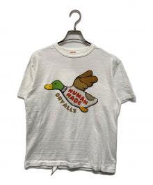 HUMAN MADE×KAWS（ヒューマンメイド×カウズ）の古着「T-SHIRT KAWS #1 Duck プリントTシャツ 日本製」｜ホワイト