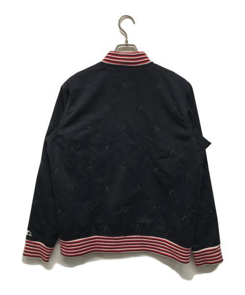 SUPREME（シュプリーム）Supreme (シュプリーム) 08SS STARS Varsity Jacket(スターズ ヴァーシティ ジャケット) ストリート アメカジ ネイビー サイズ:Mの古着・服飾アイテム