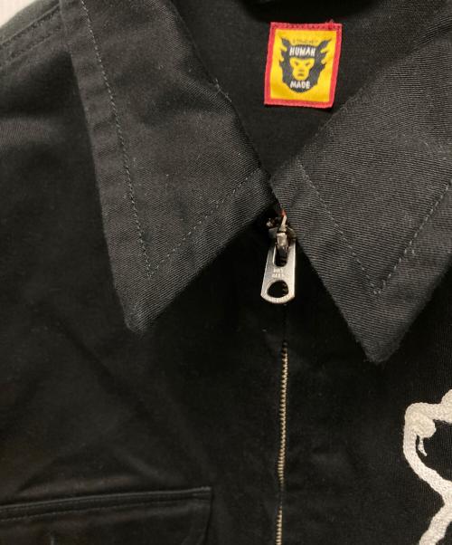 HUMAN MADE（ヒューマンメイド）HUMAN MADE (ヒューマンメイド) NIGOLD (ニゴールド) ドッグ刺繍ワークジャケット ブラック サイズ:Sの古着・服飾アイテム