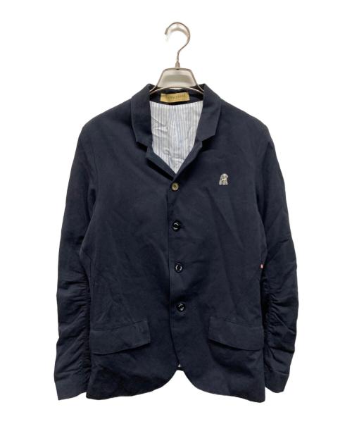 The shepherd UNDERCOVER（ザシェパード アンダーカバー）The shepherd UNDERCOVER (ザシェパード アンダーカバー) 16SS the Shepherd（ザ・シェパード） カルゼパッカリングジャケット ネイビー サイズ:2の古着・服飾アイテム