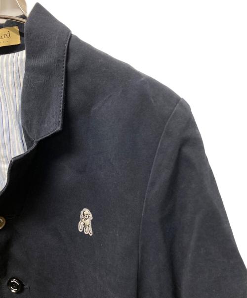 The shepherd UNDERCOVER（ザシェパード アンダーカバー）The shepherd UNDERCOVER (ザシェパード アンダーカバー) 16SS the Shepherd（ザ・シェパード） カルゼパッカリングジャケット ネイビー サイズ:2の古着・服飾アイテム