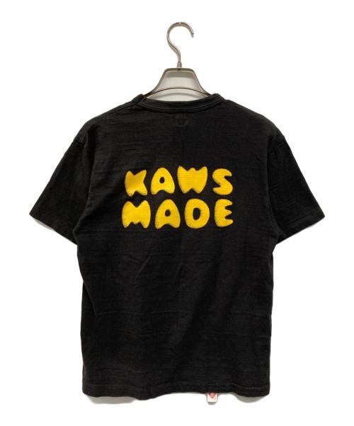 HUMAN MADE（ヒューマンメイド）HUMAN MADE (ヒューマンメイド) KAWS (カウズ) T-SHIRT KAWS #5 BEAR プリントTシャツ 日本製 ブラック サイズ:Mの古着・服飾アイテム