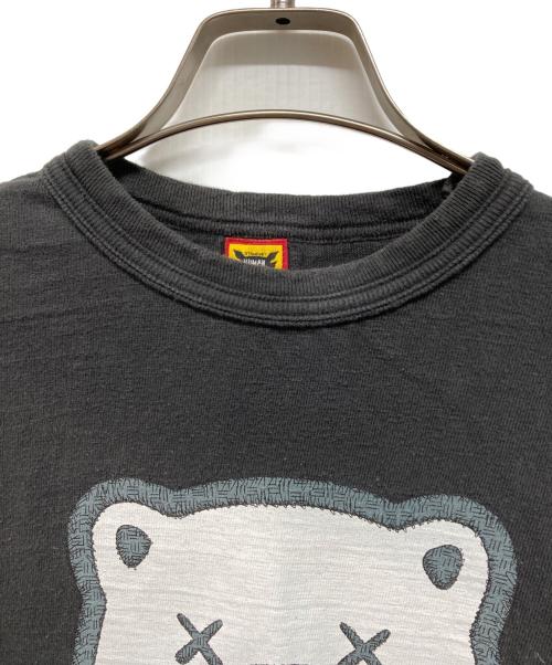HUMAN MADE（ヒューマンメイド）HUMAN MADE (ヒューマンメイド) KAWS (カウズ) T-SHIRT KAWS #5 BEAR プリントTシャツ 日本製 ブラック サイズ:Mの古着・服飾アイテム