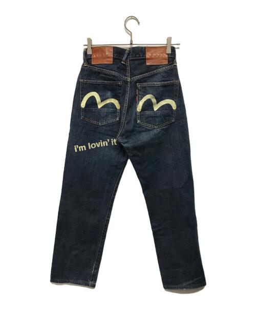 EVISU（エヴィス）EVISU (エヴィス) McDonald's (マクドナルド) ペイントコラボデニムパンツ アメカジ インディゴ サイズ:W28の古着・服飾アイテム