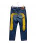 EVISU (エヴィス) 塩谷ブラザーズ 大黒 カモメペイント デニムパンツ インディゴ×イエロー サイズ:SIZE 30：20000円
