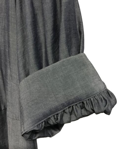 support surface（サポートサーフェス）support surface (サポートサーフェス) リネン混ワンピース グレー サイズ:１の古着・服飾アイテム
