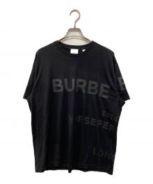 BURBERRY（バーバリー）の古着「ホースフェリー ロゴ 半袖Tシャツ」｜ブラック