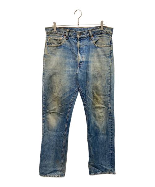LEVI'S（リーバイス）LEVI'S (リーバイス) 66後期505デニムパンツ クラッシュデニム 70s  ヒゲ　フェード　グランジ インディゴ サイズ:W36×L31の古着・服飾アイテム