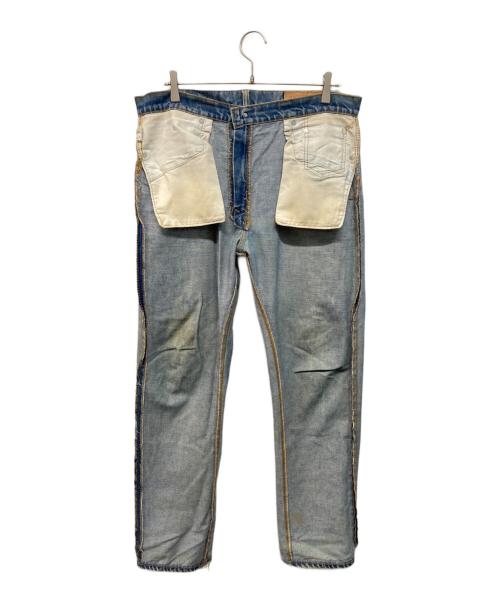 LEVI'S（リーバイス）LEVI'S (リーバイス) 66後期505デニムパンツ クラッシュデニム 70s  ヒゲ　フェード　グランジ インディゴ サイズ:W36×L31の古着・服飾アイテム