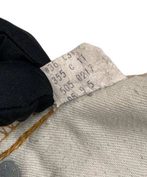 LEVI'S（リーバイス）LEVI'S (リーバイス) 66後期505デニムパンツ クラッシュデニム 70s  ヒゲ　フェード　グランジ インディゴ サイズ:W36×L31の古着・服飾アイテム