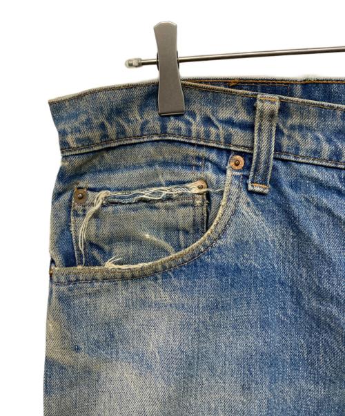 LEVI'S（リーバイス）LEVI'S (リーバイス) 66後期505デニムパンツ クラッシュデニム 70s  ヒゲ　フェード　グランジ インディゴ サイズ:W36×L31の古着・服飾アイテム
